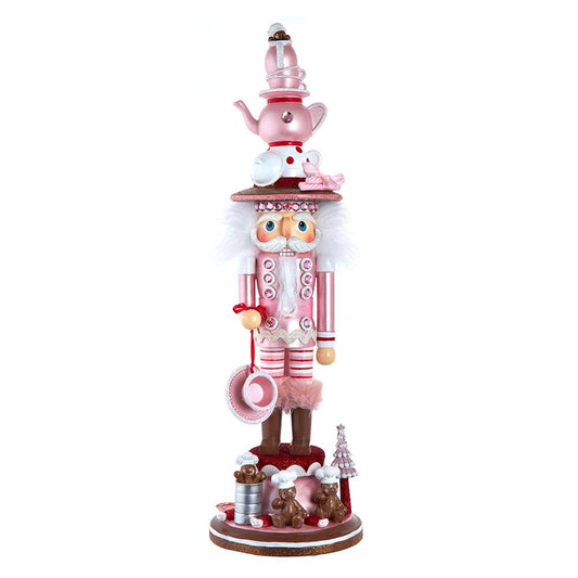 *PRESALE* 18" Hollywood Nutcrackers™ Pink Tea Nutcracker - Tree Treasures