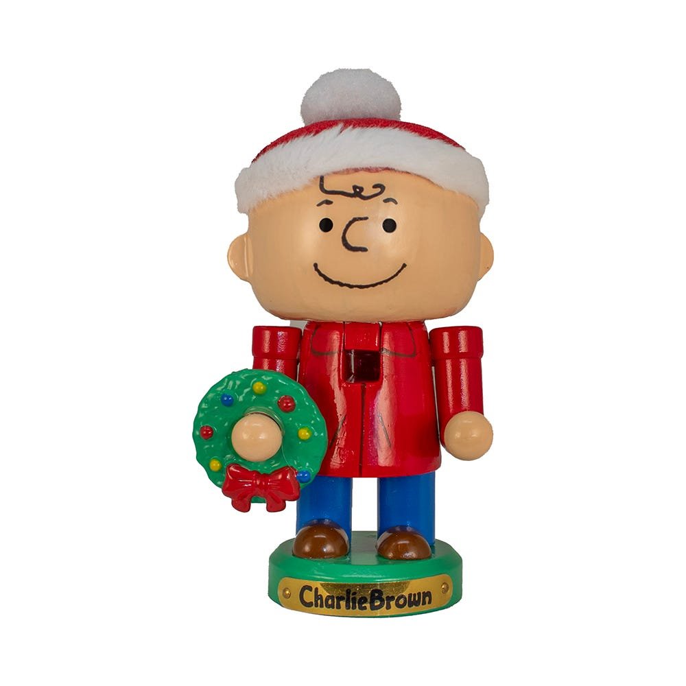 *PRESALE* 5" Peanuts© Charlie Brown Miniature Nutcracker - Tree Treasures