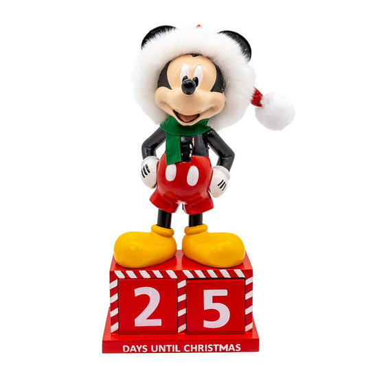 *PRESALE* 8" Disney© Mickey Mouse Countdown Nutcracker - Tree Treasures