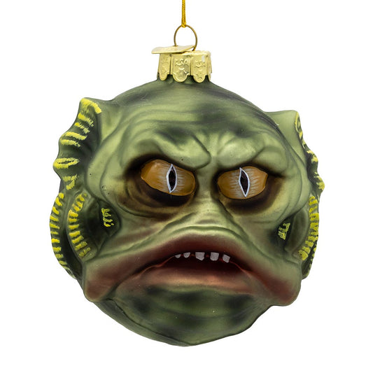 *PRESALE* Gorenaments® “Fish Face” Water Monster Glass Ornament - Tree Treasures