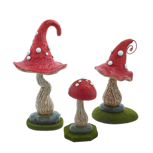 *PRESALE* Hollywood Nutcrackers™ Mushroom Nutcracker Table Piece, 3 - Piece Set - Tree Treasures