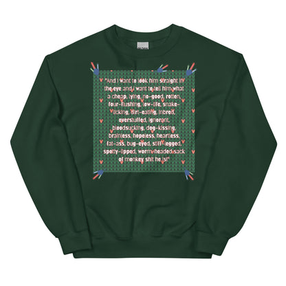 Rotten, Four - Flushing Ugly Christmas Sweater - Tree Treasures