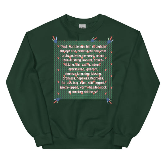 Rotten, Four - Flushing Ugly Christmas Sweater - Tree Treasures