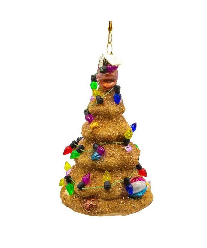 Sand Christmas Tree Glass Ornament – Noble Gems - Tree Treasures