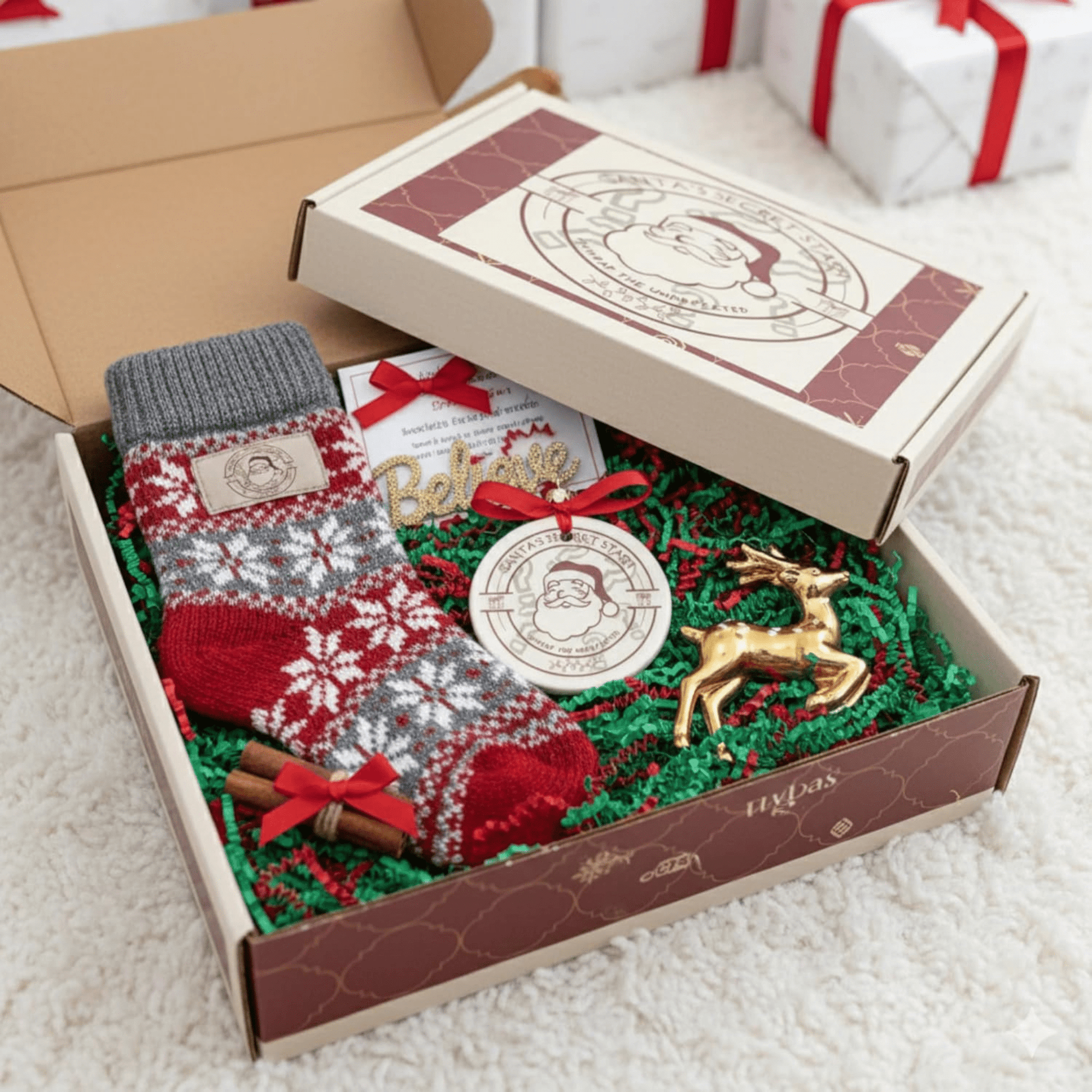 Santa’s Secret Stash – A Christmas Mystery Box (Mini, Standard, Deluxe) - Tree Treasures
