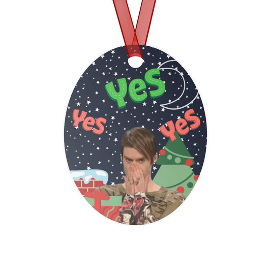 Stefon Christmas Ornament “Yes Yes Yes” Club Kid Ornament • Pop Culture Christmas Decor • NYC Nightlife Meme Ornament - Tree Treasures
