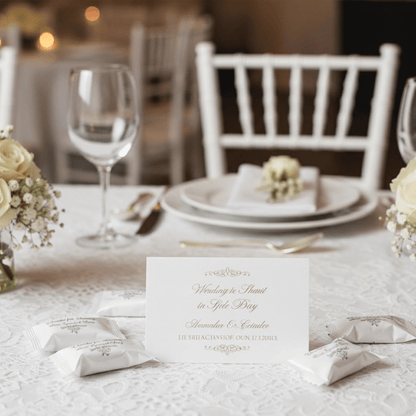 Thank You Wedding Butter Mints – 216ct Individually Wrapped Mints (Silver Wrapper) - Tree Treasures