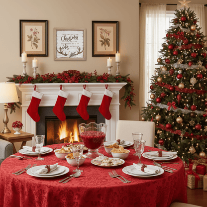 The Beauty of Christmas Rustic Wooden Wall Art – 14" x 14" Inspirational Holiday Décor - Tree Treasures