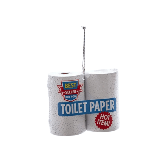 Toilet Paper Ornament – Funny Pandemic - Inspired Holiday Décor - Tree Treasures
