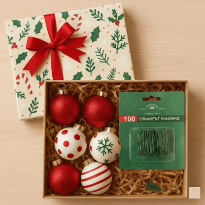 Tree Treasures Green Ornament Hooks, 100 - Piece Box Set - Tree Treasures