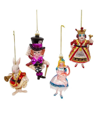 Wonderland Glass Ornament Gift Set – 5"–5.5" – Noble Gems - Tree Treasures