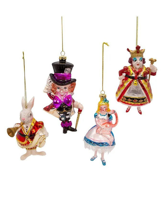 Wonderland Glass Ornament Gift Set – 5"–5.5" – Noble Gems - Tree Treasures